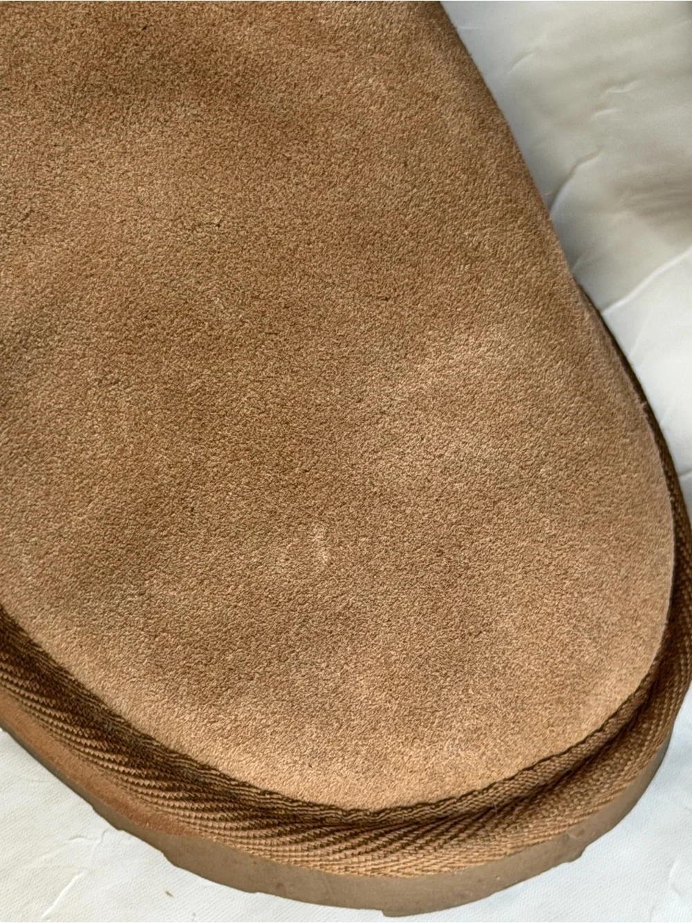 Emu Chestnut Suede Lace-Up Shearling Boots